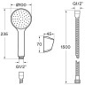 Смеситель для ванны Santek Марион WH5A12006C001 универсальный Хром латунь на стену