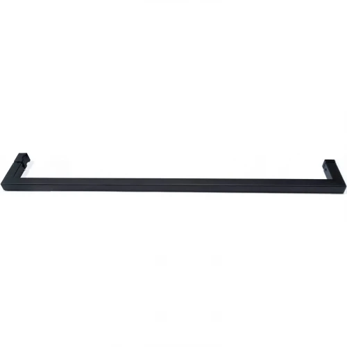 Душевой уголок Abber Schwarzer Diamant 110x50 AG30110BH-S50B-S50B профиль Черный стекло прозрачное