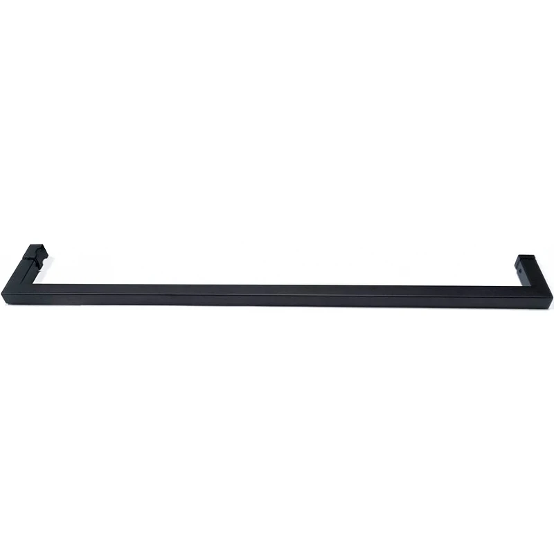 Душевой уголок Abber Schwarzer Diamant 110x50 AG30110BH-S50B-S50B профиль Черный стекло прозрачное