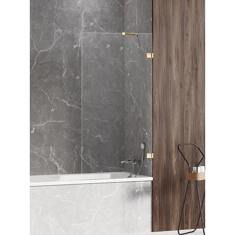 Шторка для ванны New Trendy AVEXA Gold x80 EXK-2173
