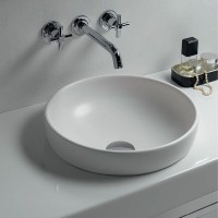 Раковина-чаша Vitra Water Jewels 40 4334B003-1361 Белая фарфор накладная, встраиваемая, полувстраиваемая