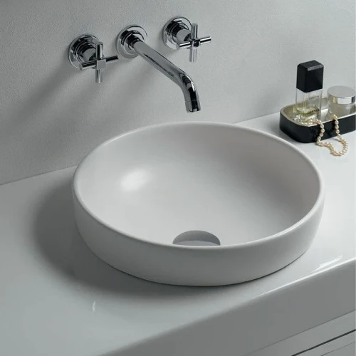 Раковина-чаша Vitra Water Jewels 40 4334B003-1361 Белая фарфор накладная, встраиваемая, полувстраиваемая