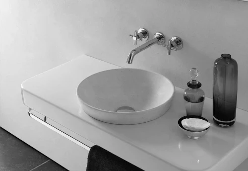 Раковина-чаша Vitra Water Jewels 40 4334B003-1361 Белая фарфор накладная, встраиваемая, полувстраиваемая