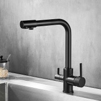Смеситель для кухни Boch Mann Laura B BM10424 Черный матовый нержавеющая сталь