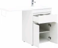 Тумба с раковиной Aquanet Токио 120 R 239210 Белая МДФ / ЛДСП