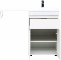 Тумба с раковиной Aquanet Токио 120 R 239210 Белая МДФ / ЛДСП