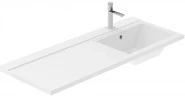 Тумба с раковиной Aquanet Токио 120 R 239210 Белая МДФ / ЛДСП