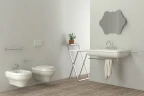 Унитаз Azzurra Charme CHVKSP000000BI/(CHA100/SOSK bi) подвесной без сиденья