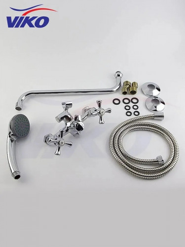 Смеситель для ванны Viko V-1525 универсальный Хром