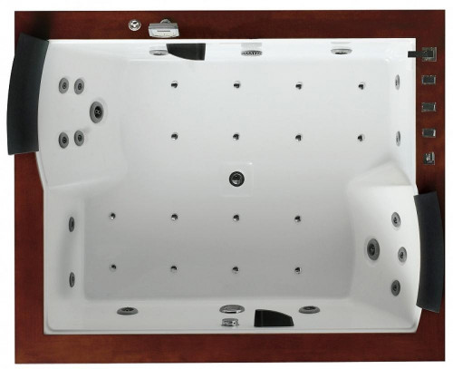 Акриловая ванна Gemy Gemy 186x151 G9052 II K R С гидромассажем