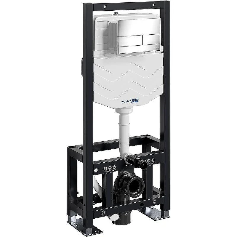 Инсталляция WasserKRAFT Dill 61TLT.010.ME.CH04 для унитаза с клавишей смыва Хром