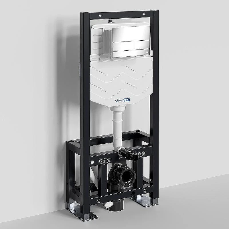 Инсталляция WasserKRAFT Dill 61TLT.010.ME.CH04 для унитаза с клавишей смыва Хром