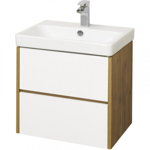 Тумба под раковину Aquaton Сканди 70 1A251801SDZ90 подвесная Белый Дуб рустикальный МДФ / ЛДСП
