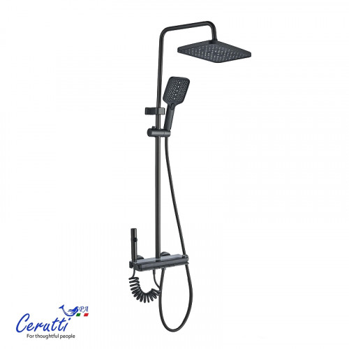 Душевая система Ceruttispa Nives 11411 цвет Графит