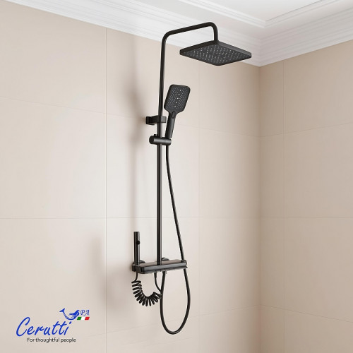 Душевая система Ceruttispa Nives 11411 цвет Графит