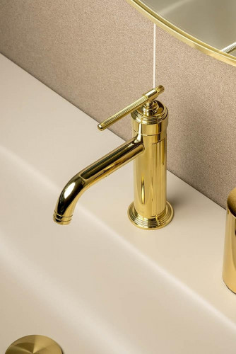 Смеситель для раковины Boheme Eterna 171-G цвет Золото