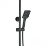 Душевая система Haiba HB24817-7 Черная матовая латунь на стену