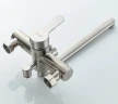 Смеситель для ванны Accoona H103 A71103 универсальный Нержавеющая сталь