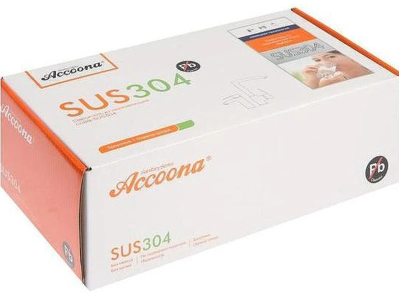 Смеситель для ванны Accoona H103 A71103 универсальный Нержавеющая сталь
