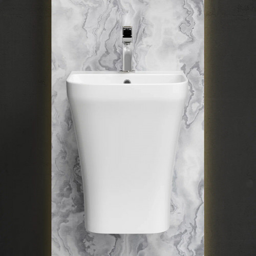 Раковина Ceramicanova Dion 37 CN6067 Белая фарфор подвесная