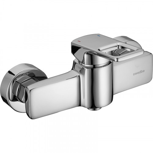 Смеситель для душа Swedbe Kronos 2020 Хром латунь на стену