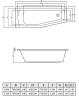 Акриловая ванна C-Bath Nika 160х70 L CBA00401L цвет Белый