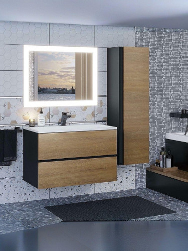 Зеркало Uperwood Barsa 90 2930205445 с подсветкой с сенсорным выключателем и подогревом
