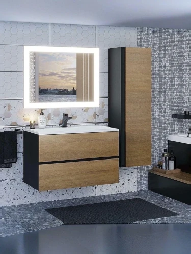Зеркало Uperwood Barsa 90 2930205445 с подсветкой с сенсорным выключателем и подогревом