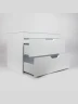 Тумба под раковину Uperwood Modul 80 2930205252 подвесная цвет Белый матовый