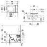 Унитаз подвесной Duravit D-Neo 2502092096 цвет Белый без сиденья