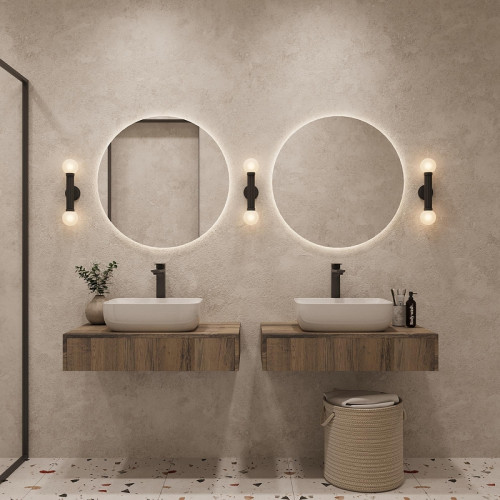 Тумба под раковину ЗОВ Токио 100 T100ATC1 подвесная цвет Древесина Аттик