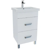Тумба под раковину Iddis New Custo 50 NCU50W0i95 Белая МДФ / ЛДСП