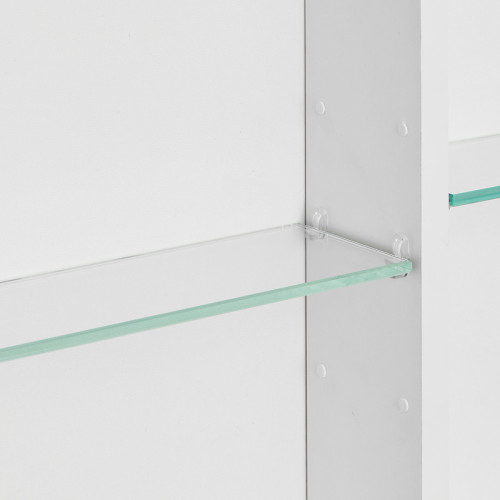 Зеркальный шкаф Aquaton Асти 55 1A263302AX010 Белый МДФ / ЛДСП, стекло