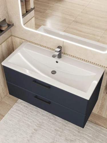 Раковина Uperwood Foster 100 291020344 цвет Белый глянцевый