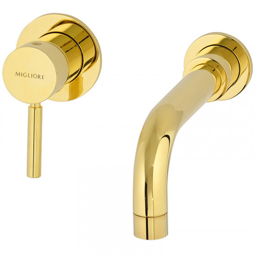Смеситель для раковины Migliore Fortis Gold 31548 (27983) Золото латунь встраиваемый