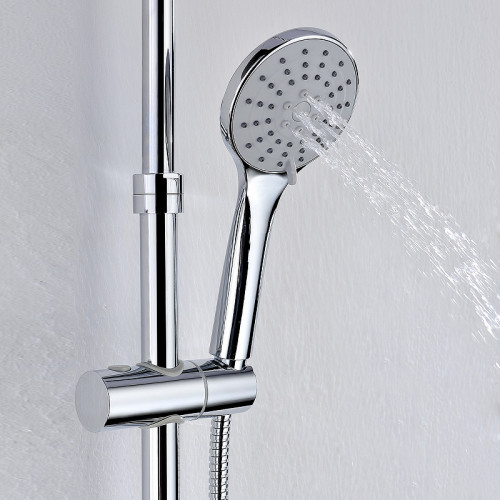 Душевая система WasserKRAFT A066 Хром латунь на стену