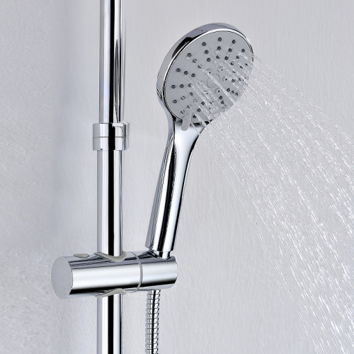 Душевая система WasserKRAFT A066 Хром латунь на стену