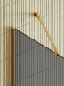 Душевая перегородка Maybah Glass MGD-712-3ш 1090x1950 в широком профиле Золото стекло графитовое матовое