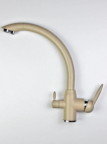 Смеситель для кухни Viko V-5214 Песочный латунь