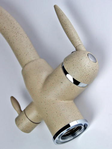 Смеситель для кухни Viko V-5214 Песочный латунь