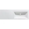 Тумба с раковиной Эстет Dallas Luxe 140 R ФР-00002907 Белая МДФ / ЛДСП