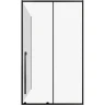 Душевой уголок Allen Brau Fantasy 120x80 3.11006.31 + 3.11012.31 профиль Черный матовый стекло прозрачное