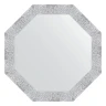 Зеркало Evoform Octagon 67х67 BY 7401 в багетной раме - Чеканка белая 70