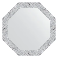 Зеркало Evoform Octagon 67х67 BY 7401 в багетной раме - Чеканка белая 70