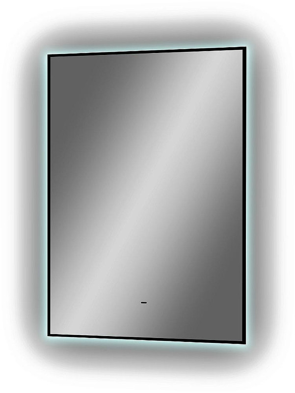 Зеркало DIWO Элиста 50 ЗЛП1736 с подсветкой цвет Черный с бесконтактным выключателем