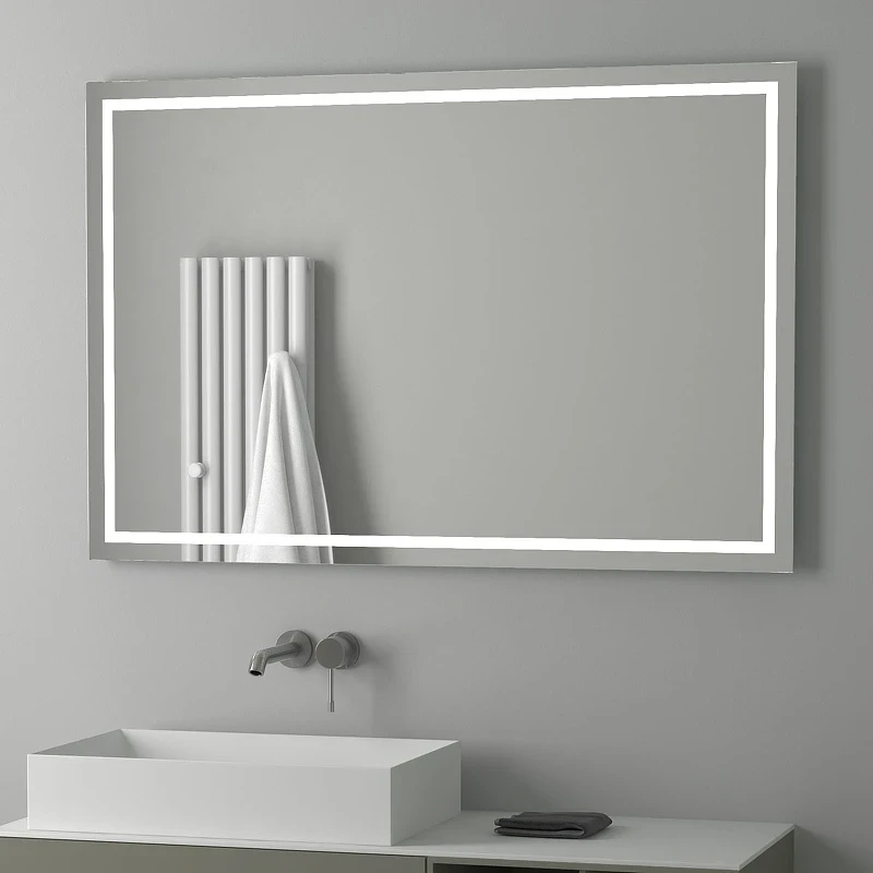 Зеркало Evoform Ledline 80x120 BY 2138 с подсветкой 35.5 W - без выключателя стекло