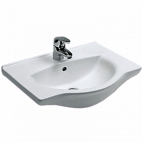 Раковина Hatria Sophie 56 Y0HG01 Белая фаянс подвесная, полувстраиваемая