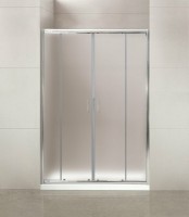 Душевая дверь BelBagno Uno 170 UNO-195-BF-2-170-P-Cr профиль Хром стекло рифленое