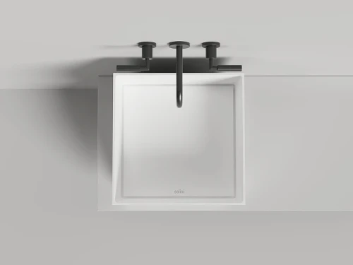 Раковина-чаша Salini Armonia Square 03 45 130523M цвет Белый матовый