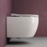 Комплект унитаза Ceramicanova Play CN3001 с инсталляцией Alcaplast Sadromodul AM101/1120-3:1 RU M71-0001 с сиденьем Микролифт и клавишей смыва Хром фаянс подвесной
